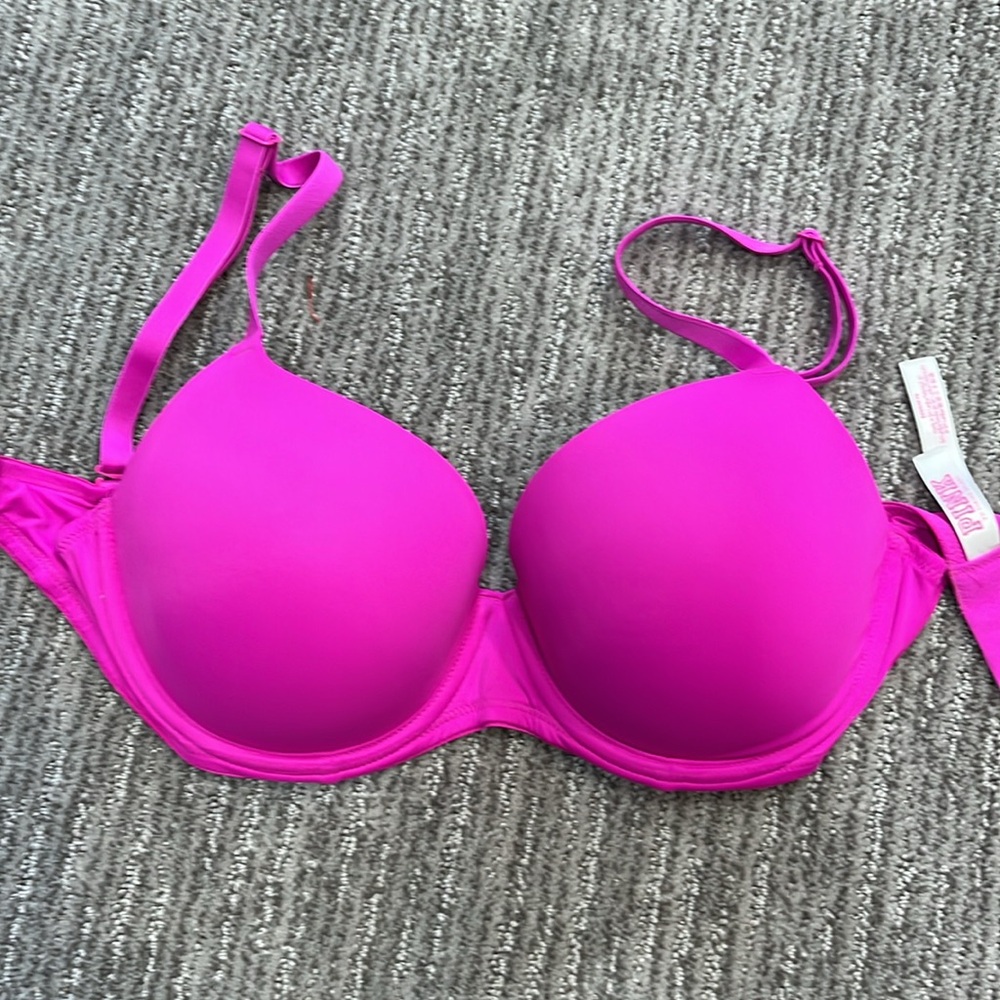 Pink Victorias Secret Wear Everywhere T Shirt Bras - LOT OF 3 - 32DD - Picture 8 of 16